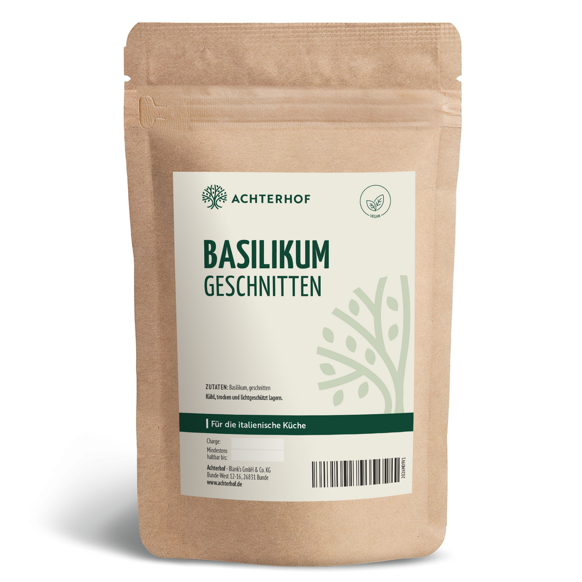 Basilikum geschnitten (500g)