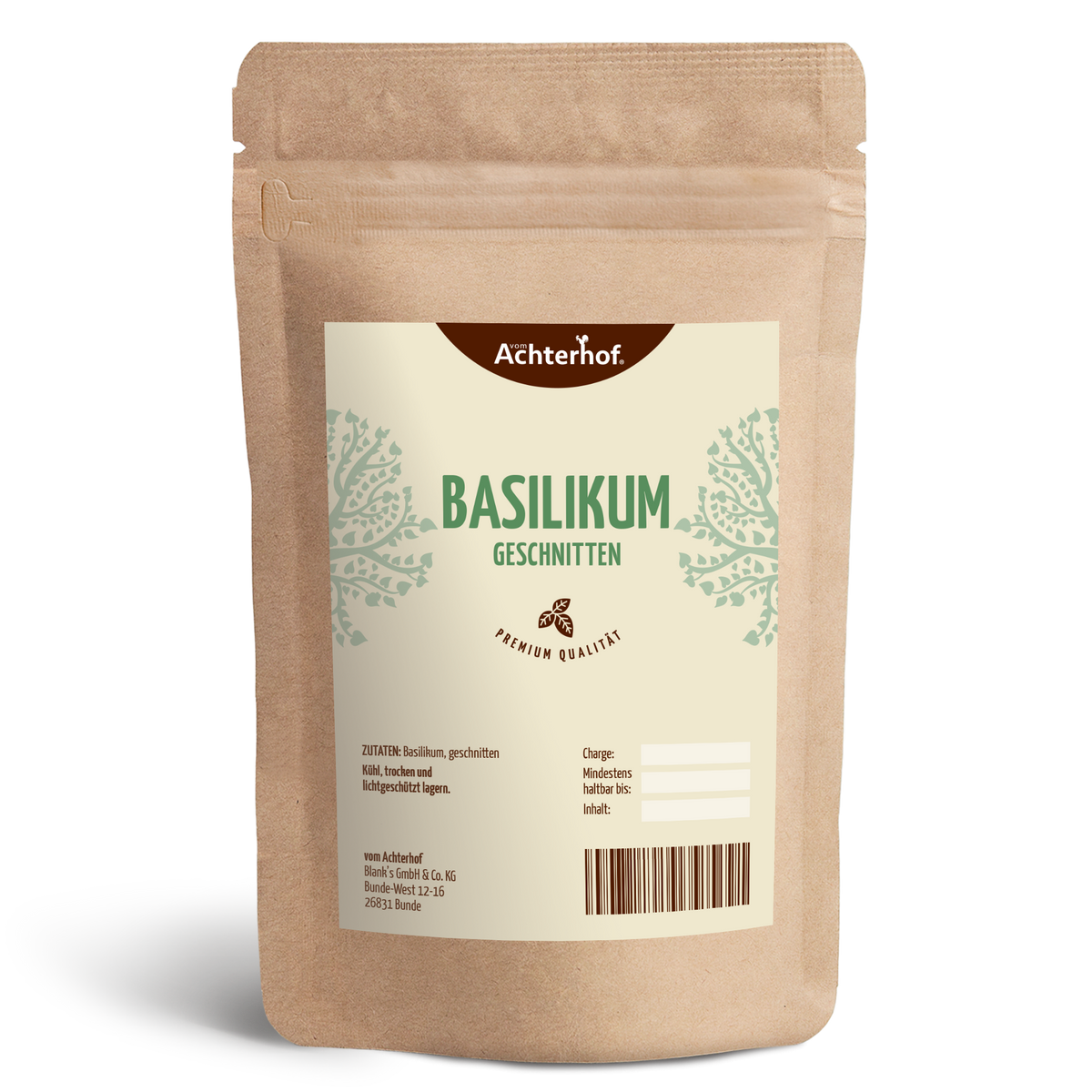 Basilikum geschnitten (250g)