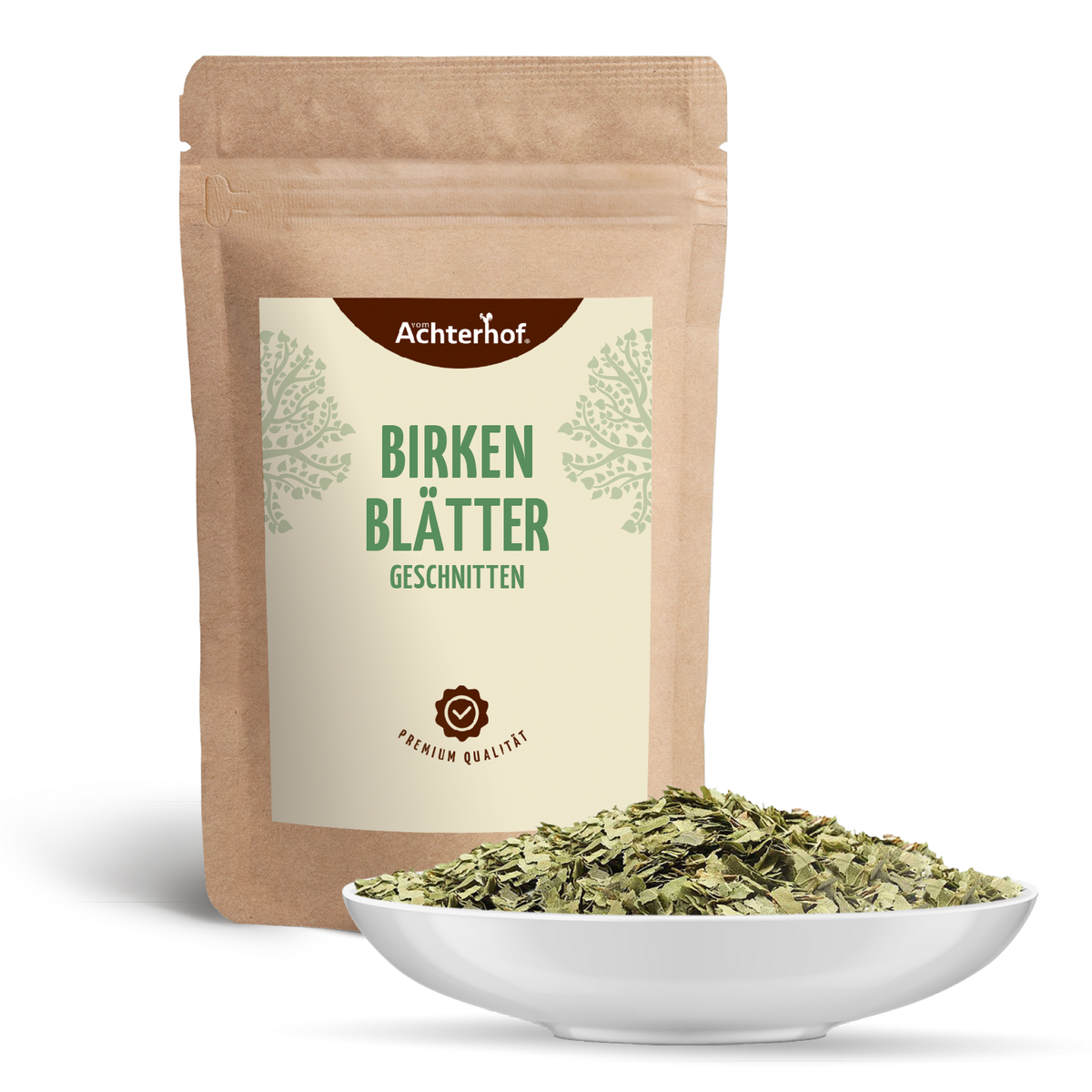 Birkenblätter geschnitten (500g)