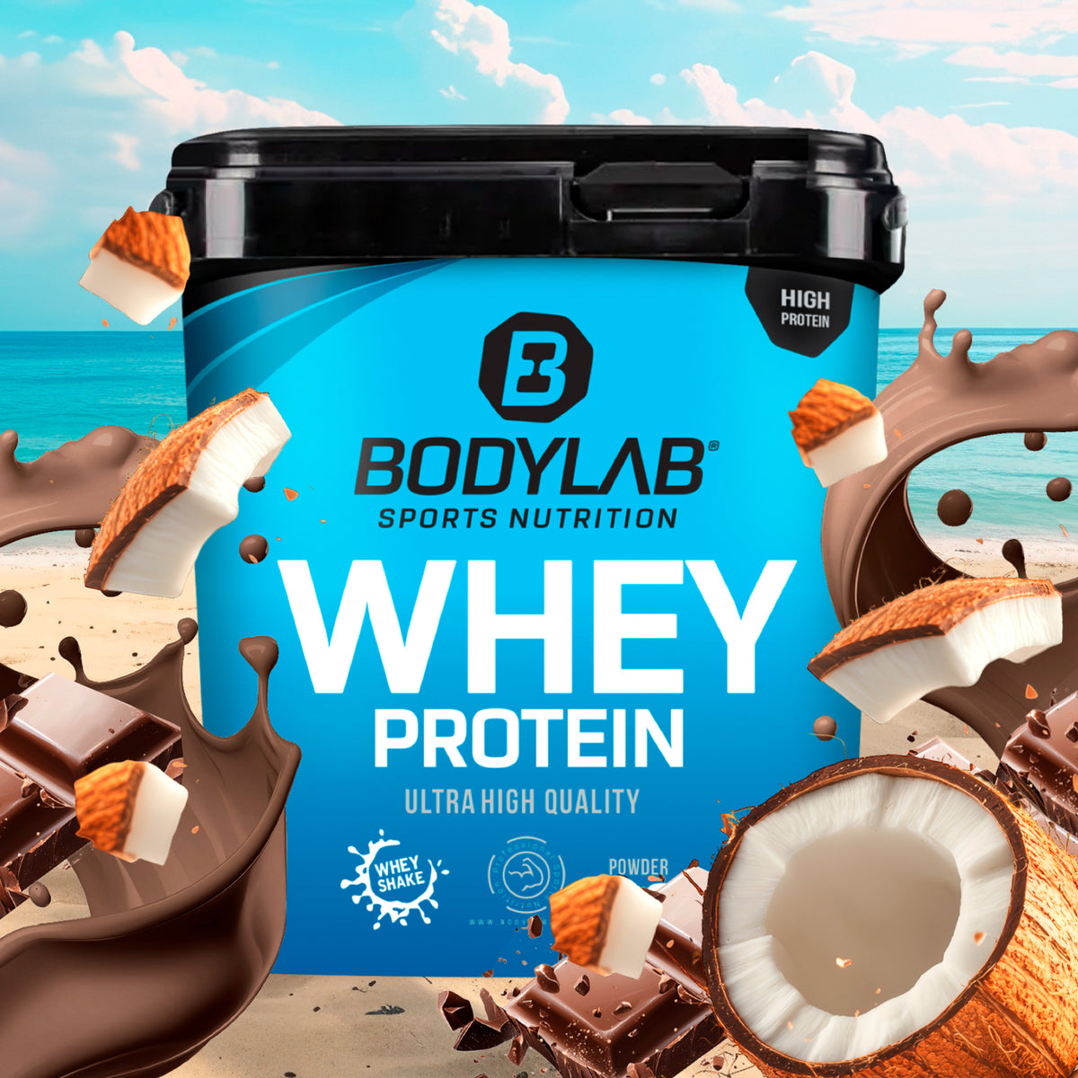 Whey Protein (1000g) Chocolate Coconut