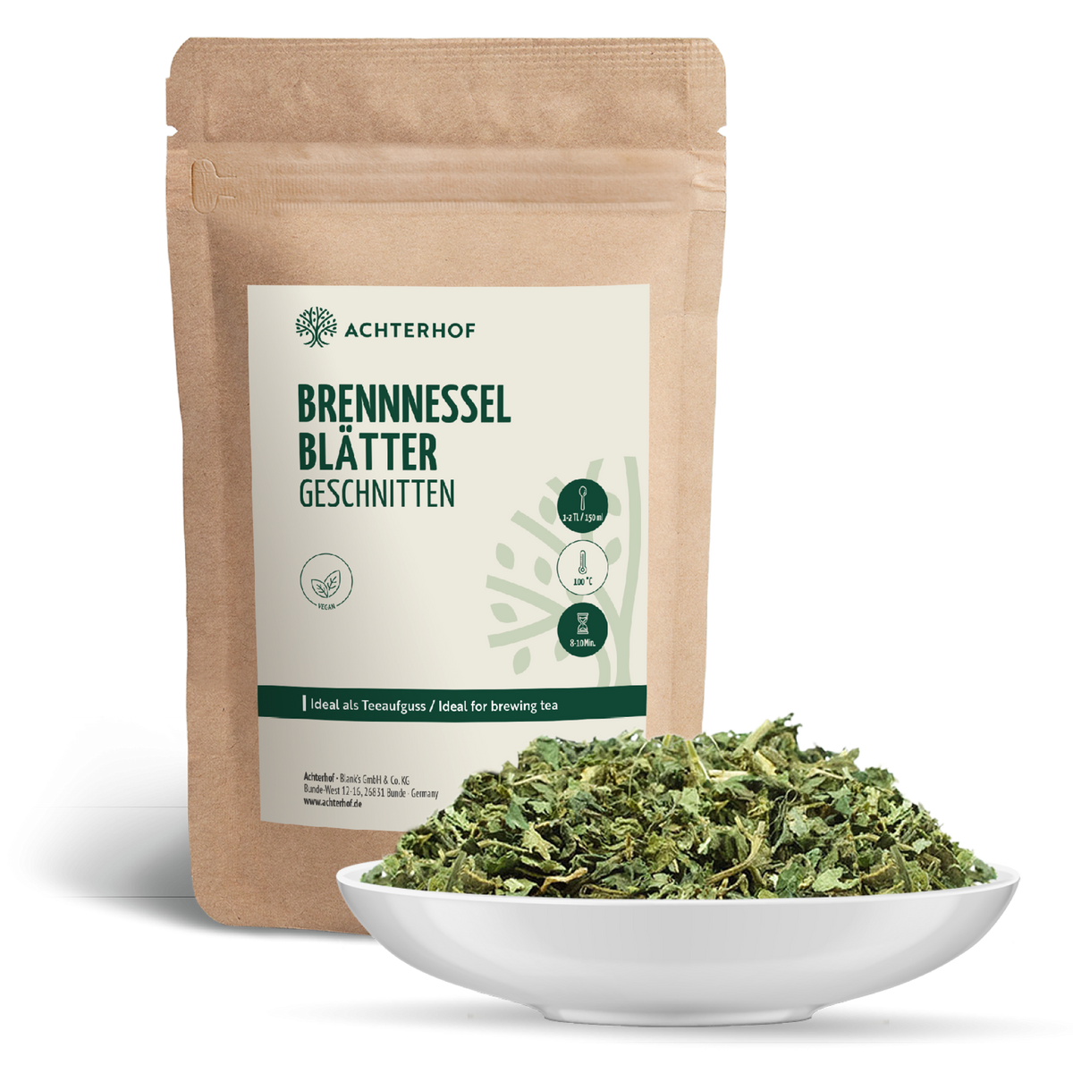 Brennnesselblätter geschnitten (250g)