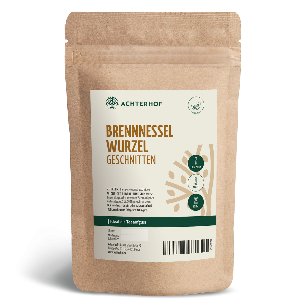 Brennnesselwurzel geschnitten (500g)