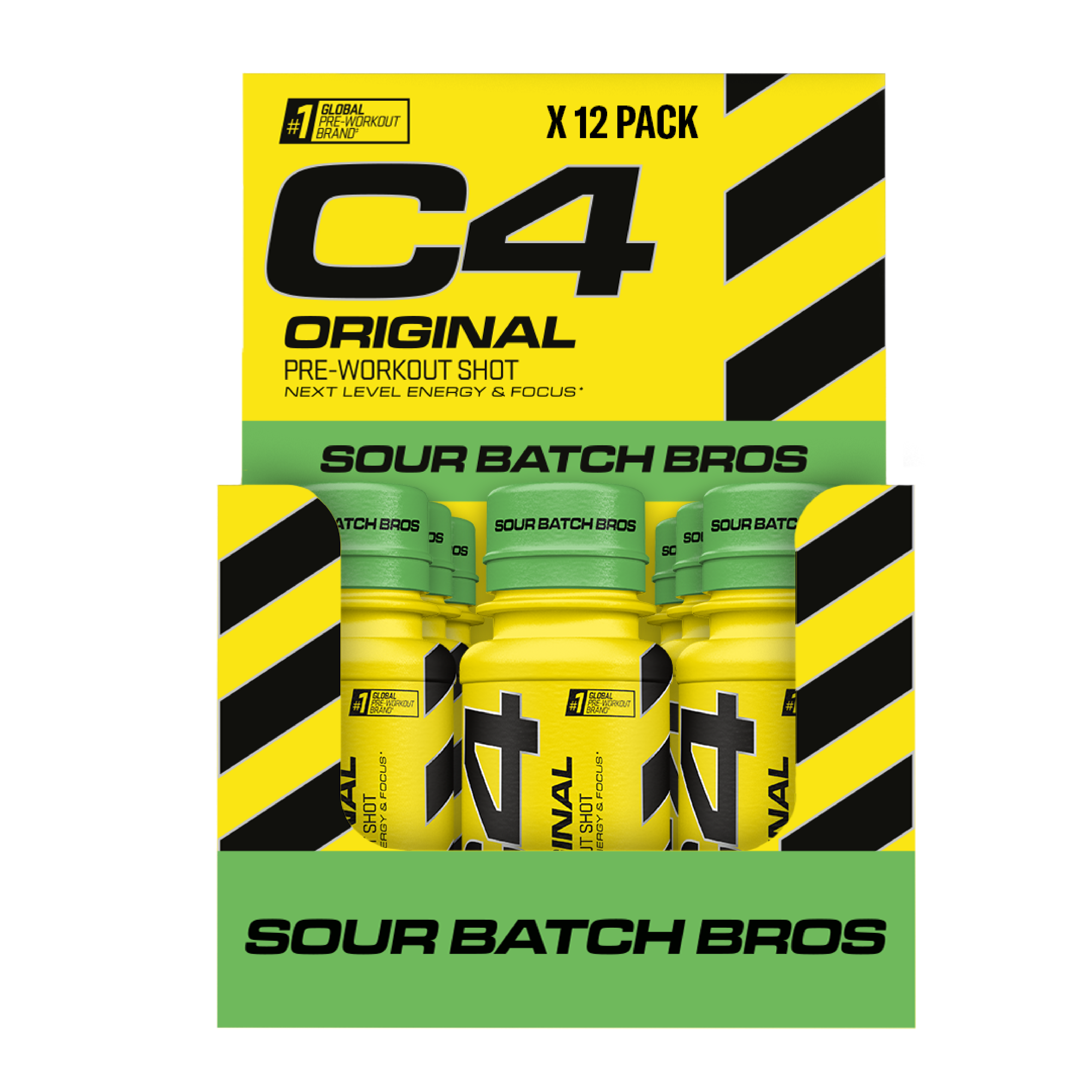 C4 Energy Shot (12x60ml) Sour Batch Bros