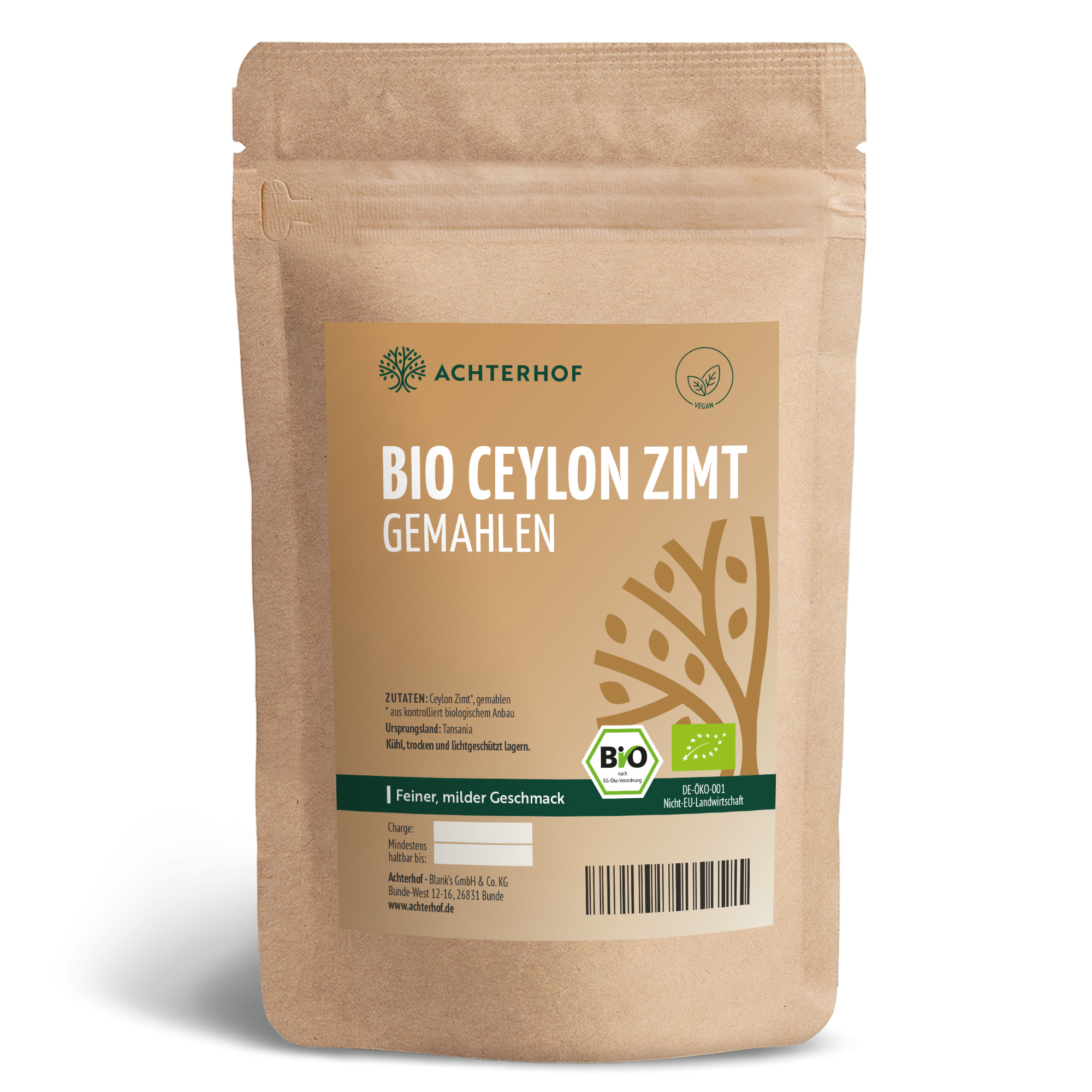 Bio Ceylon Zimt gemahlen (100g)