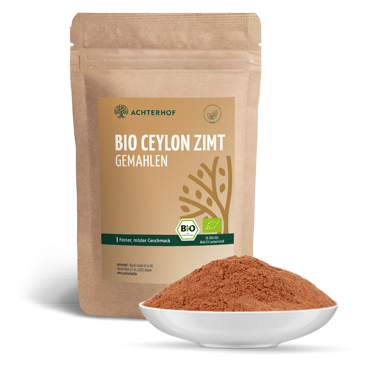 Bio Ceylon Zimt gemahlen (500g)