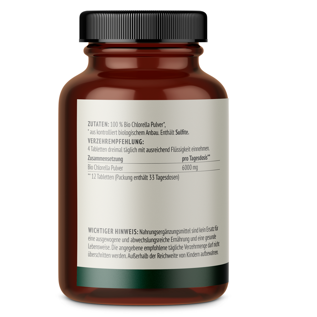 Chlorella Algen Tabletten Bio (400 Tabletten)