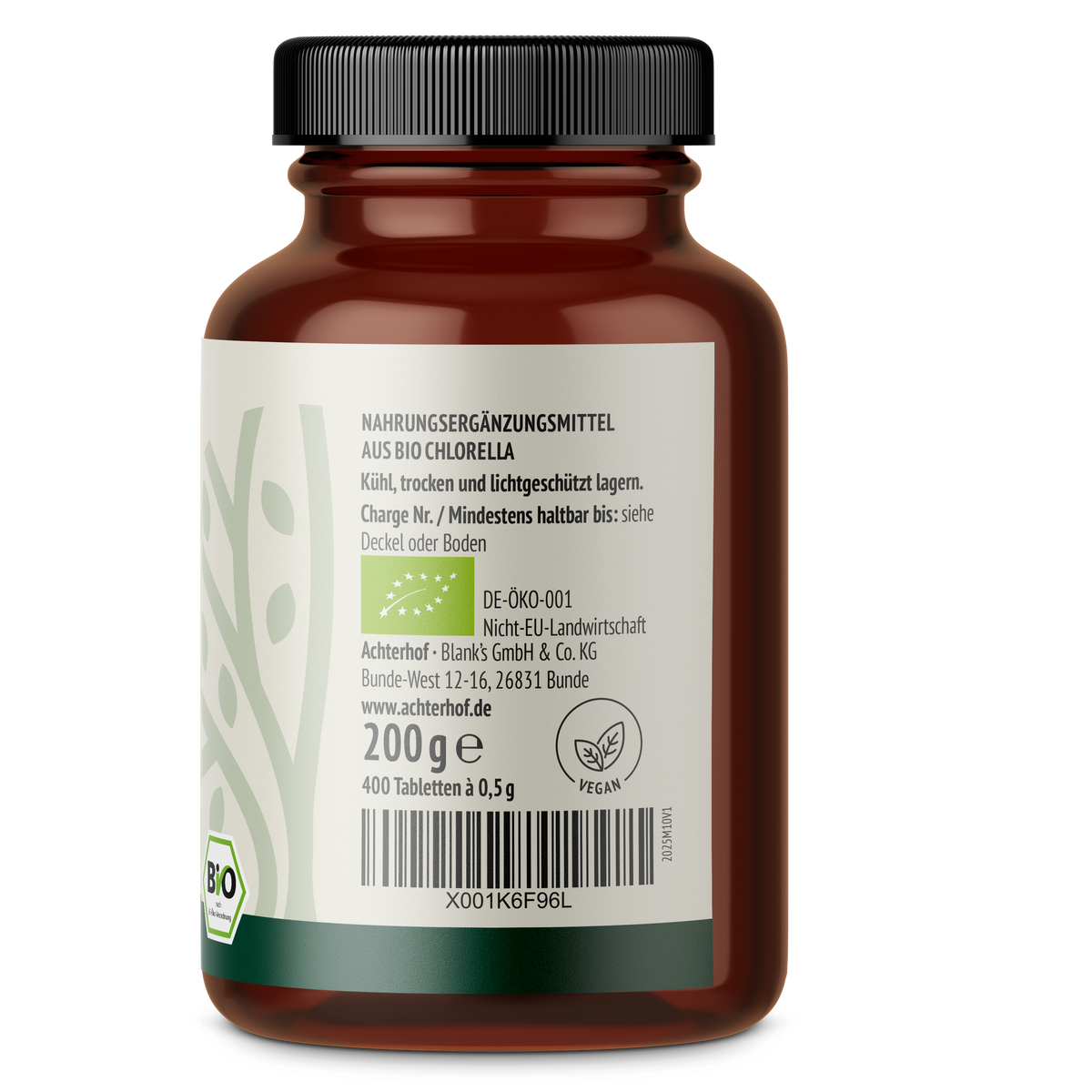 Chlorella Algen Tabletten Bio (400 Tabletten)