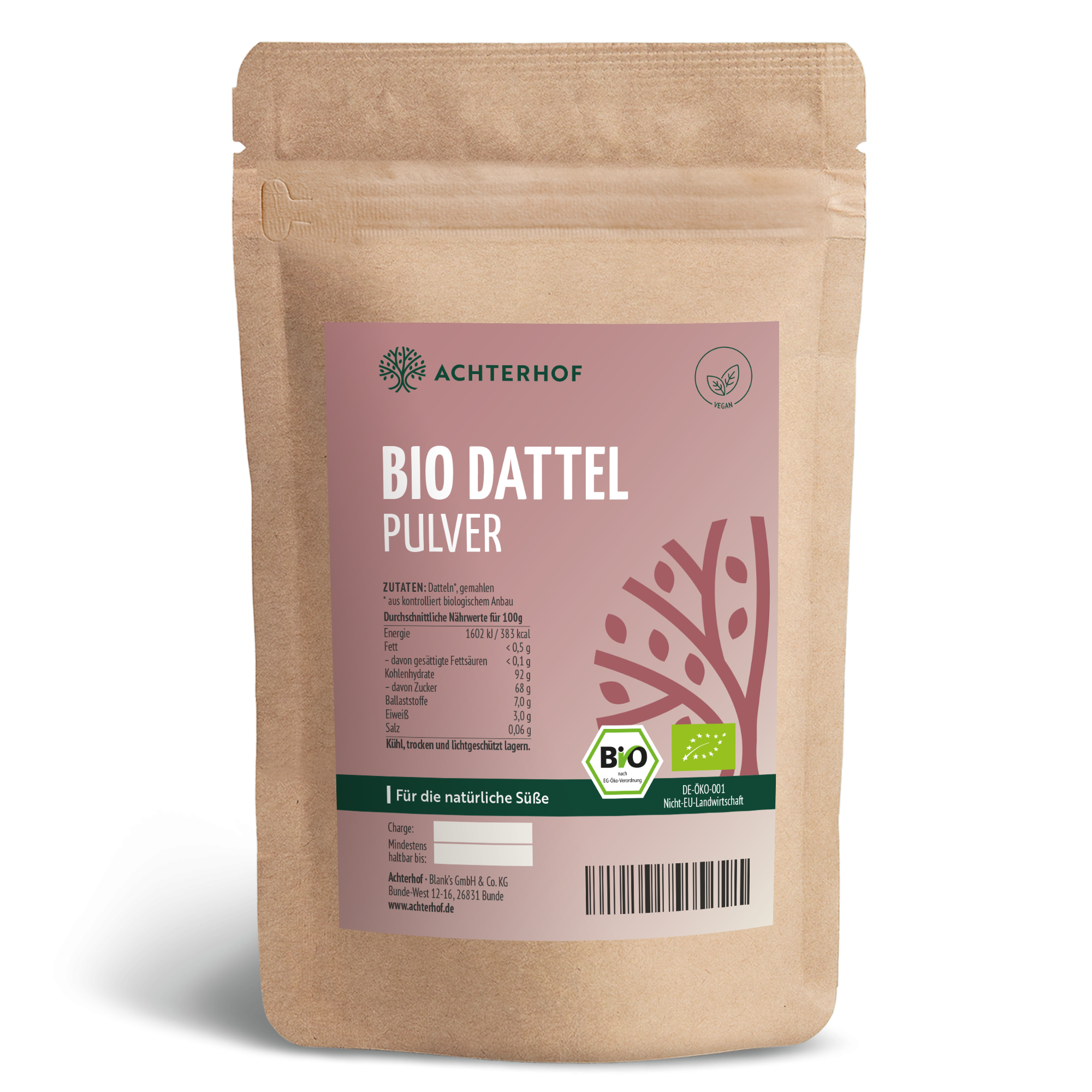 Bio Dattel Pulver (250g)