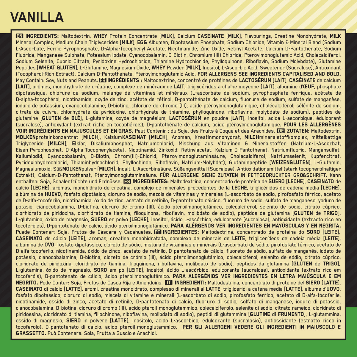 Serious Mass (5330g) Vanille