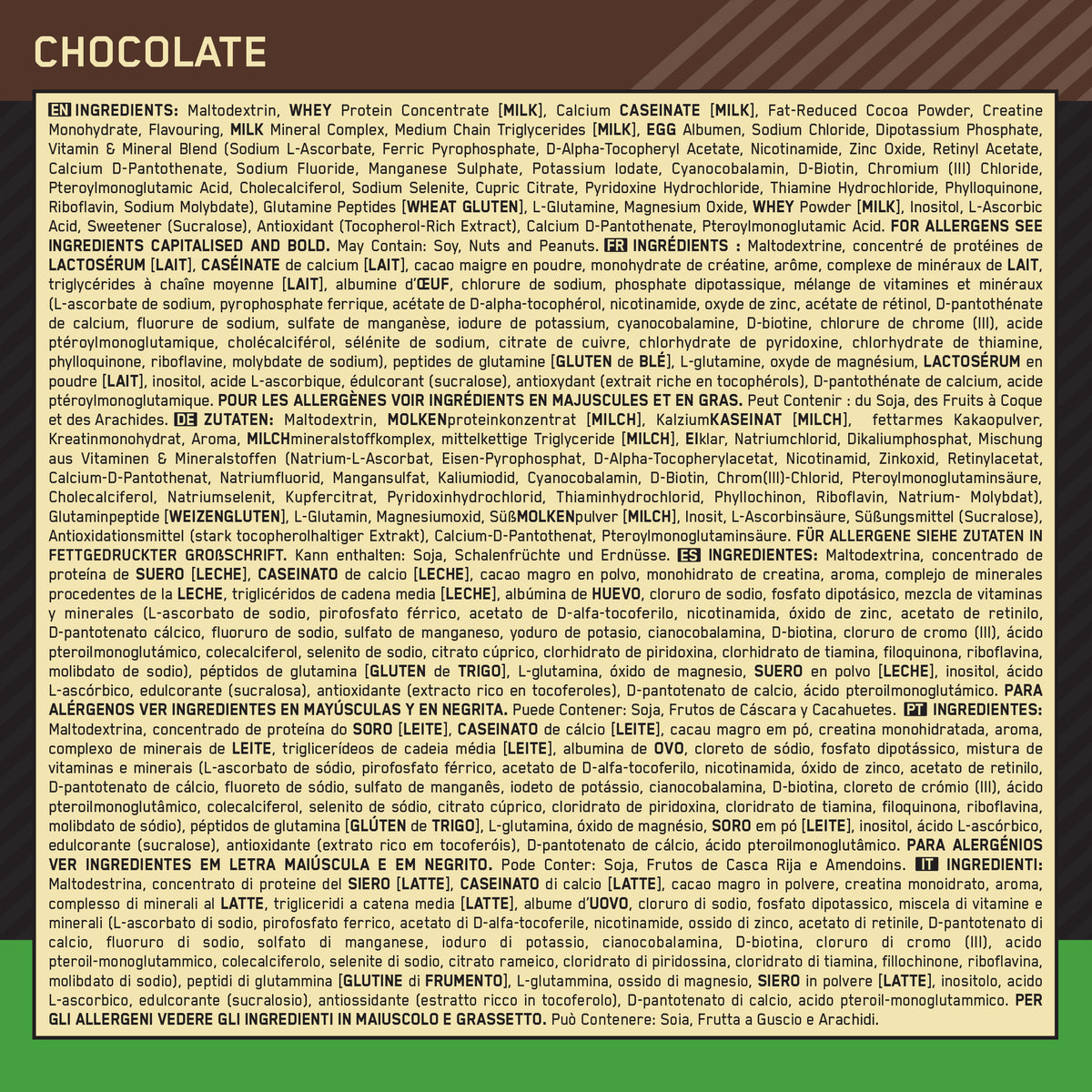 Serious Mass (2730g) Schokolade
