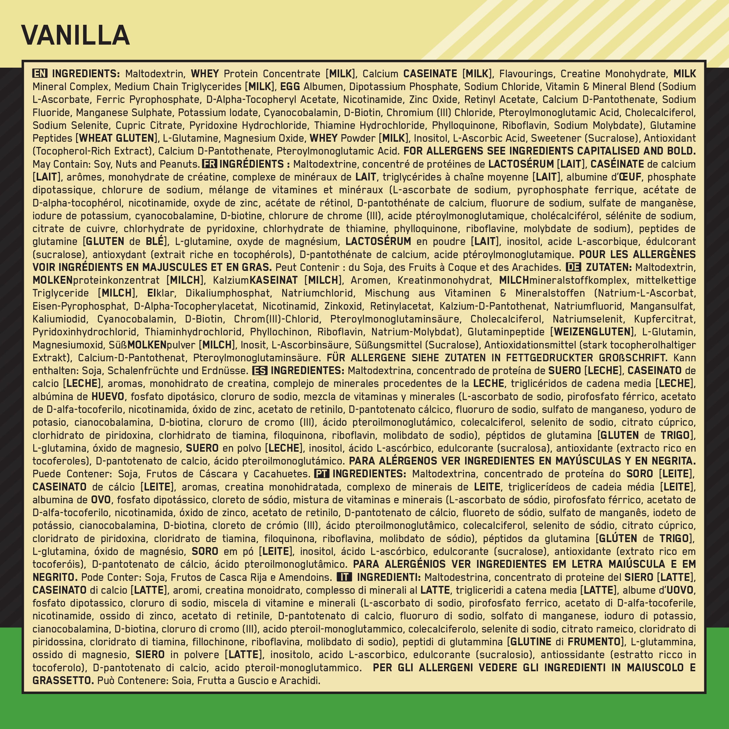 Serious Mass (2730g) Vanille