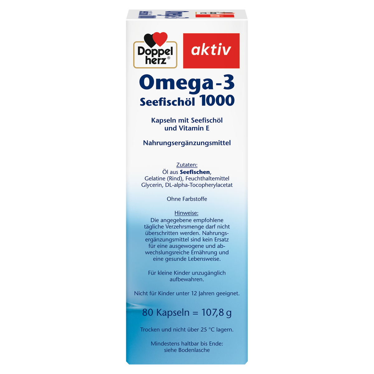 Seefischöl Omega3 1000 (80 Kapseln)