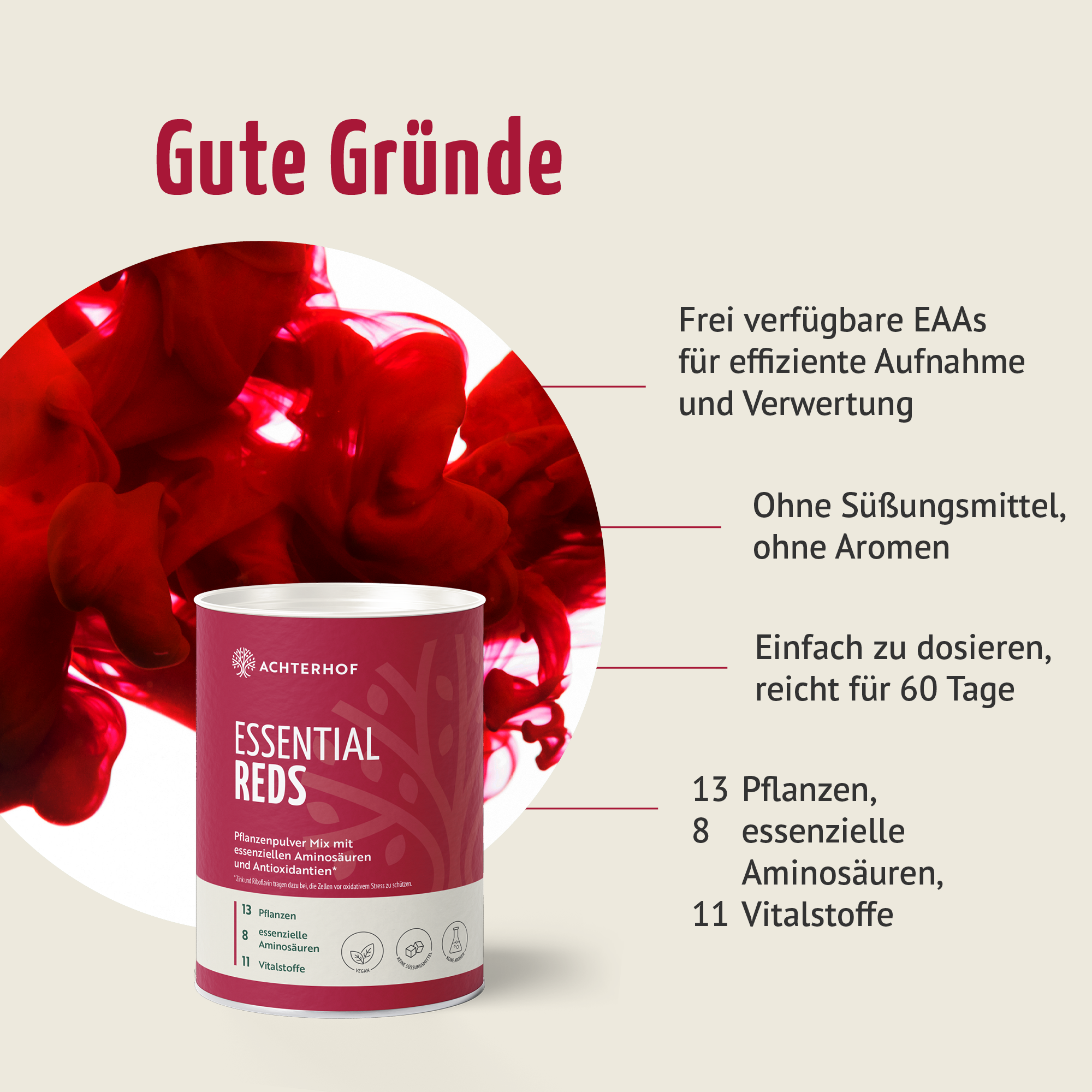 Essential Reds Pulver (360g)