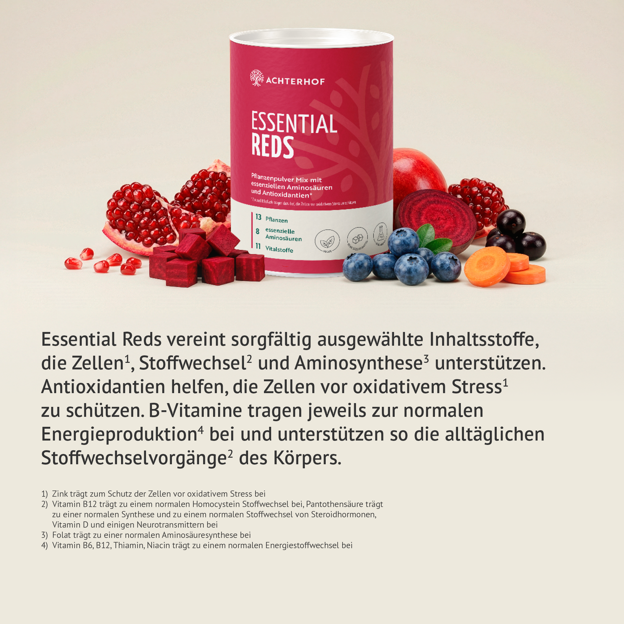 Essential Reds Pulver (360g)