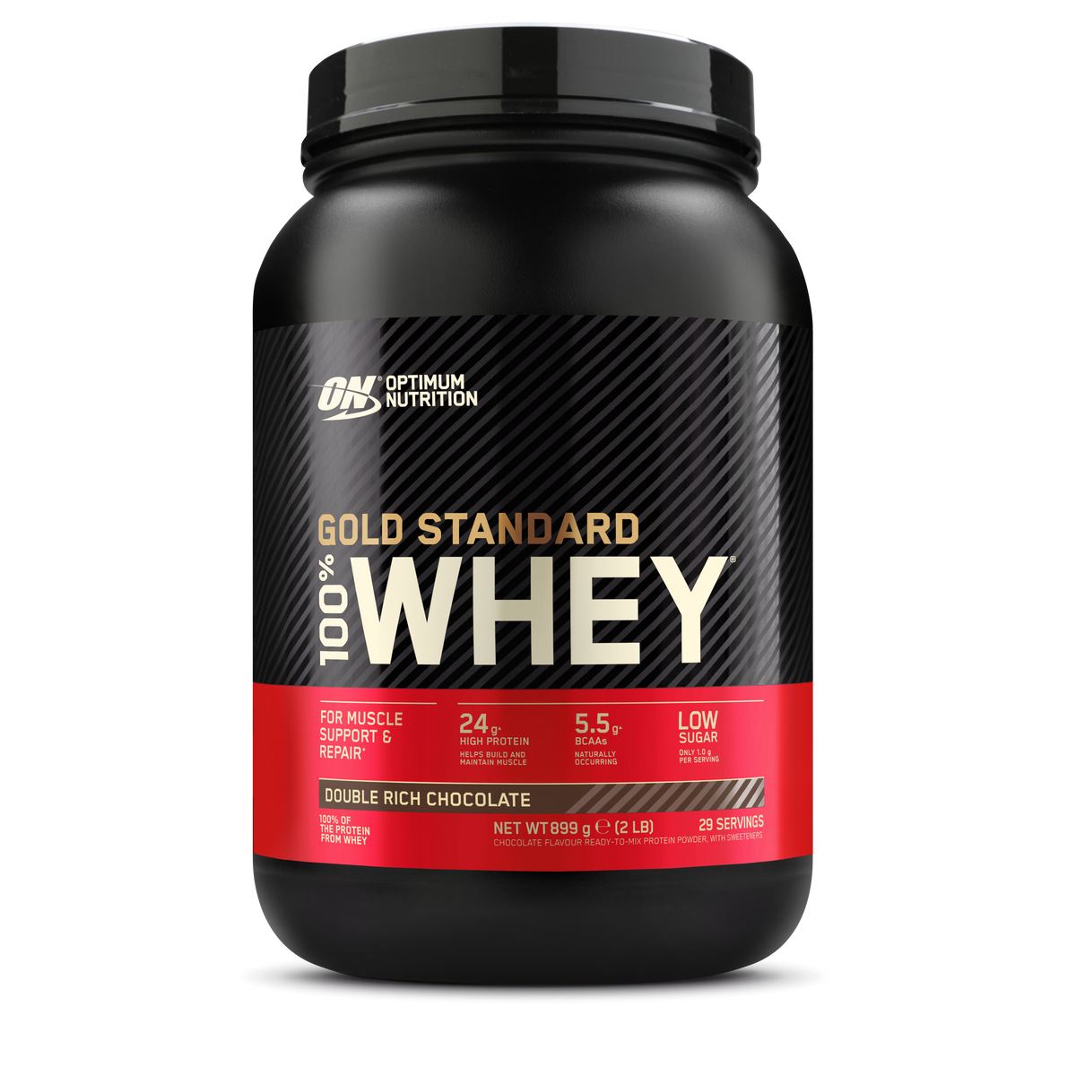 100% Whey Gold Standard - 900g - Double Rich Chocolate