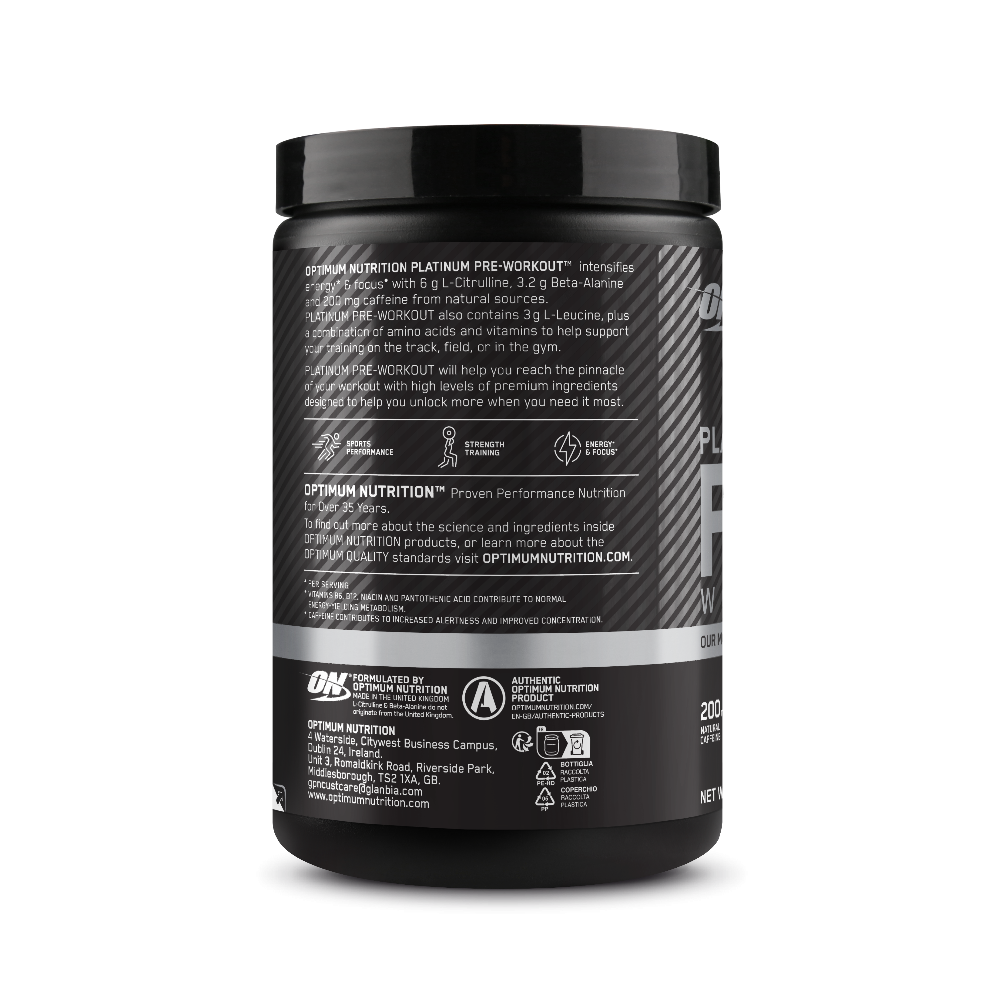 Platinum Pre-Workout (420g) Fruit Punch