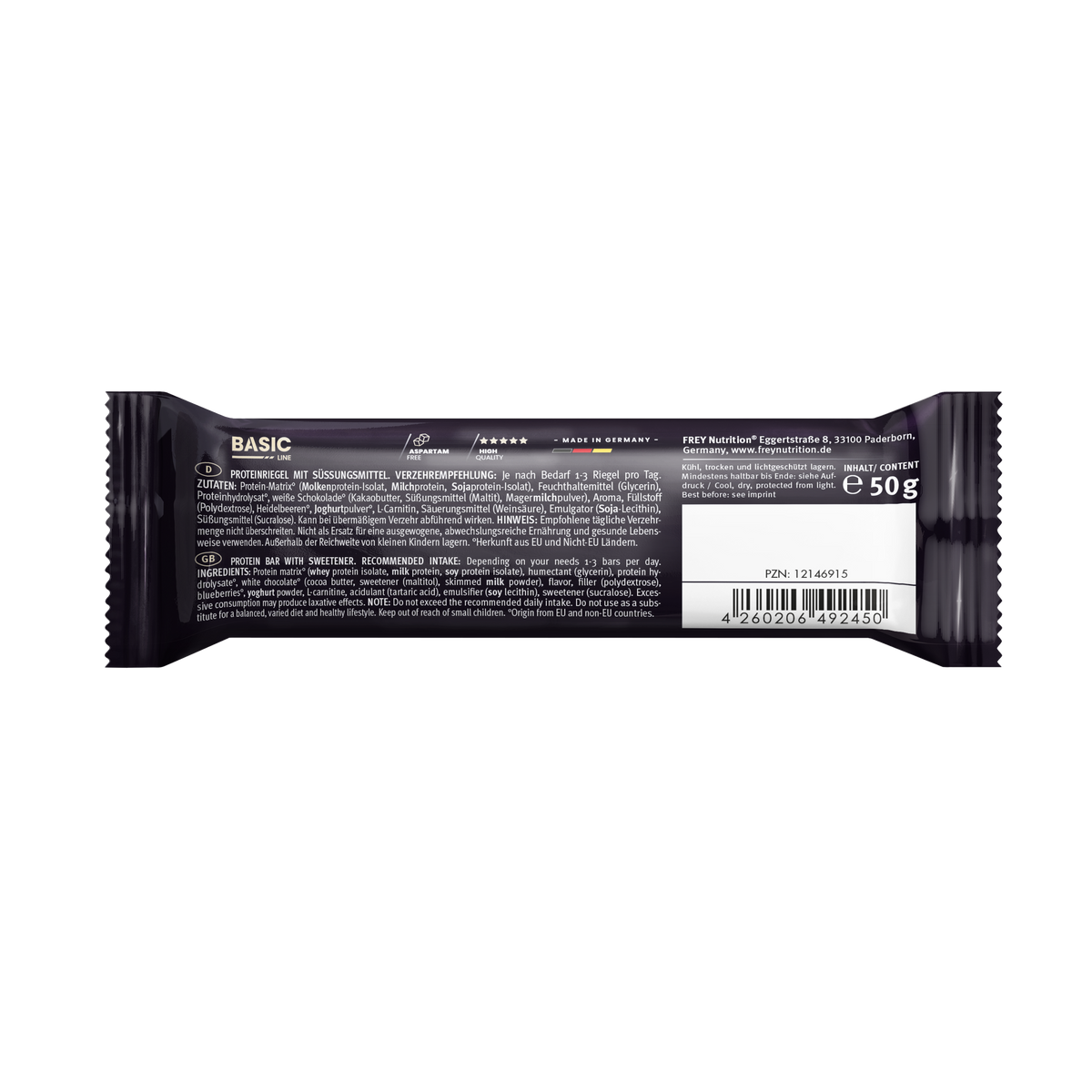 Proteinriegel 55er (20x50g) Blaubeer-Joghurt