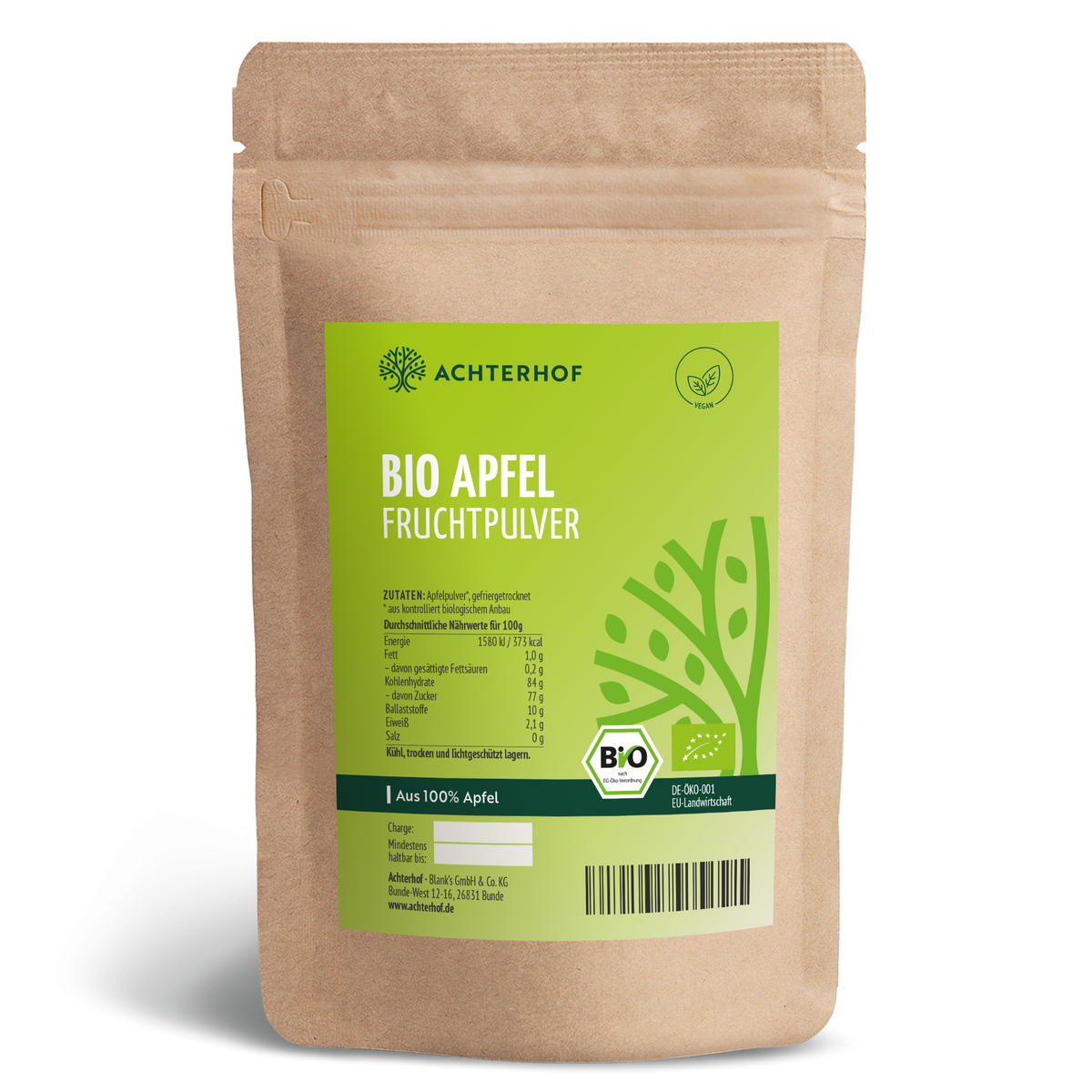 Bio Apfel Fruchtpulver (100g)