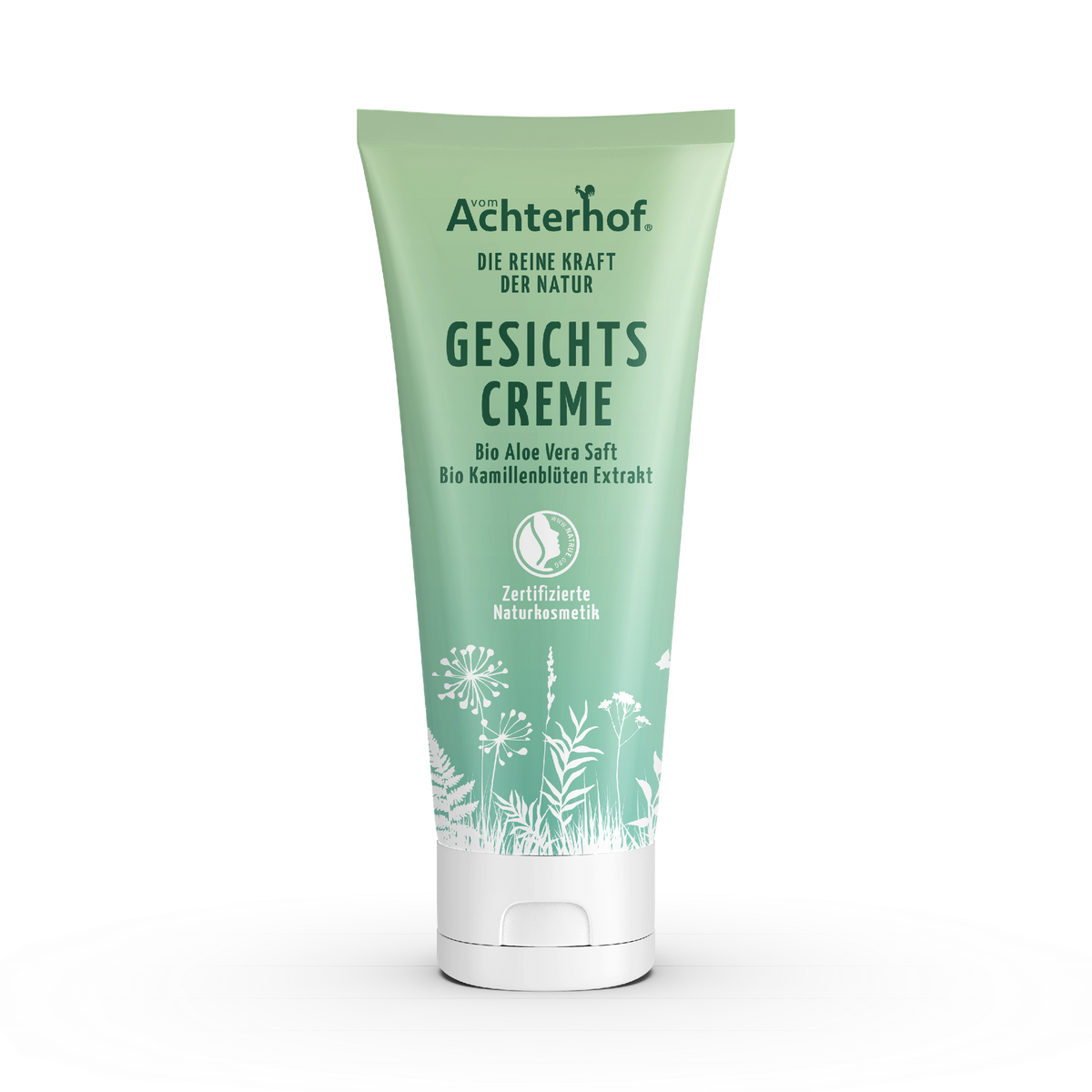 Gesichtscreme mit Bio Aloe Vera Saft und Bio Kamillenblütenextrakt (50ml)