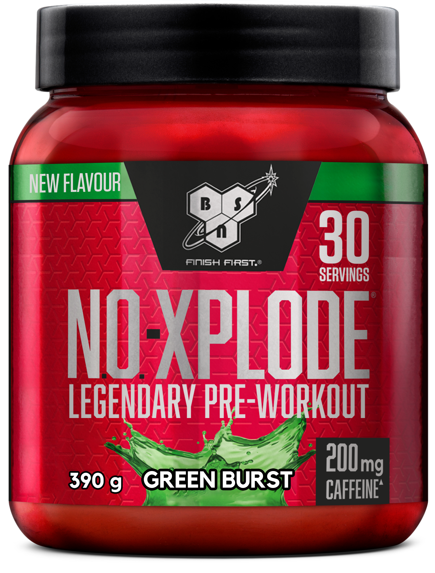 N.O.-Xplode Legendary (390g) Green Burst (Kiwi Strawberry)