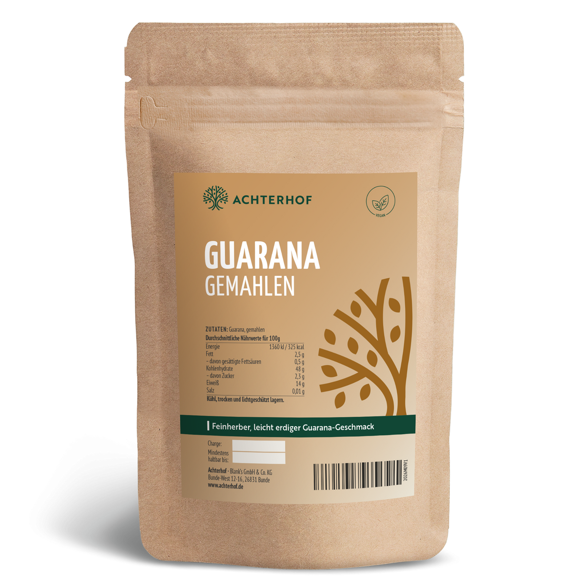 Guarana gemahlen (250g)