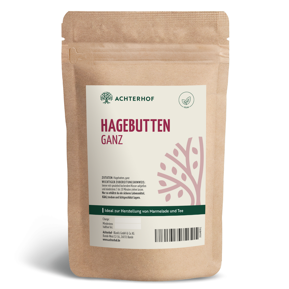Hagebutten ganz (1000g)