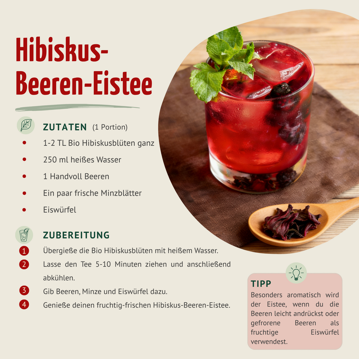 Bio Hibiskusblüten ganz (250g)