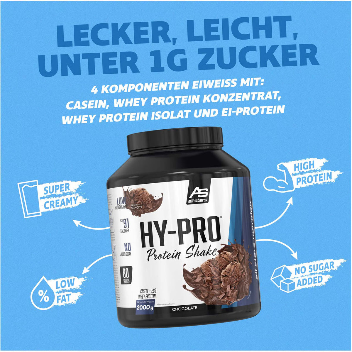 Hy-Pro 85 (2000g) Schokolade