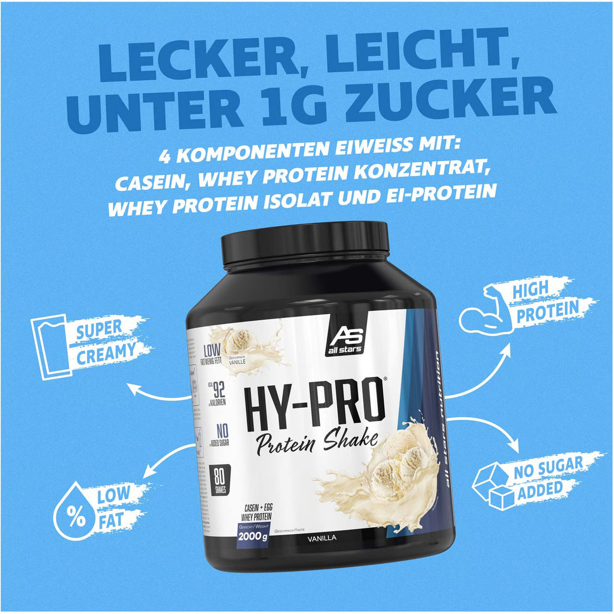 Hy-Pro 85 (2000g) Vanilla