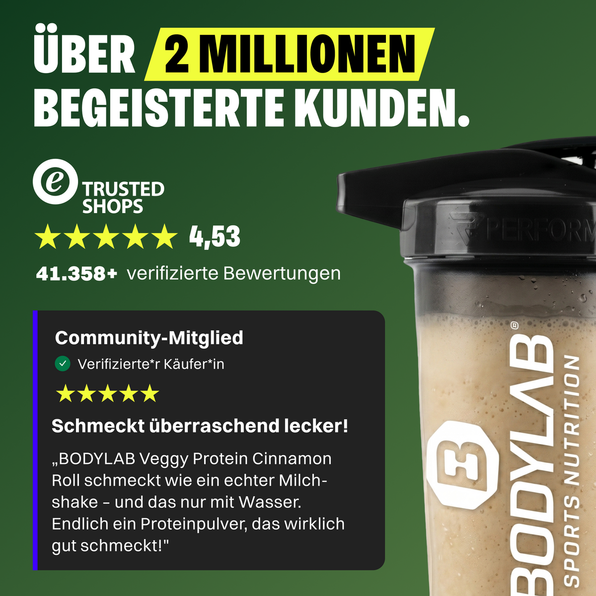 2 x Bodylab24 Vegan Protein (1000g)