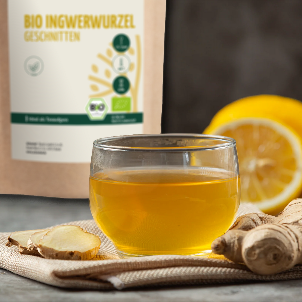 Ingwerwurzel geschnitten Bio (250g)
