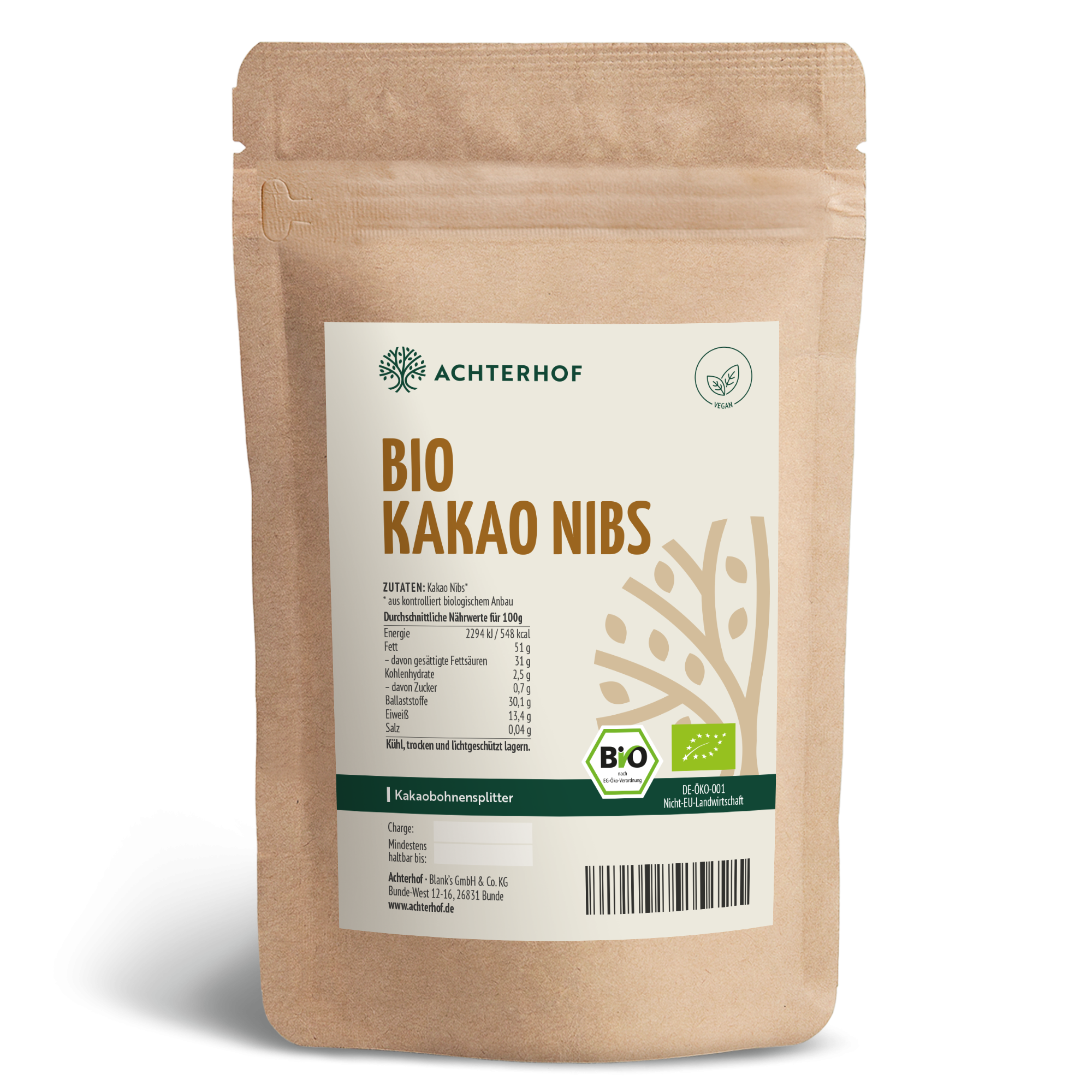 Kakao Nibs Bio (500g)