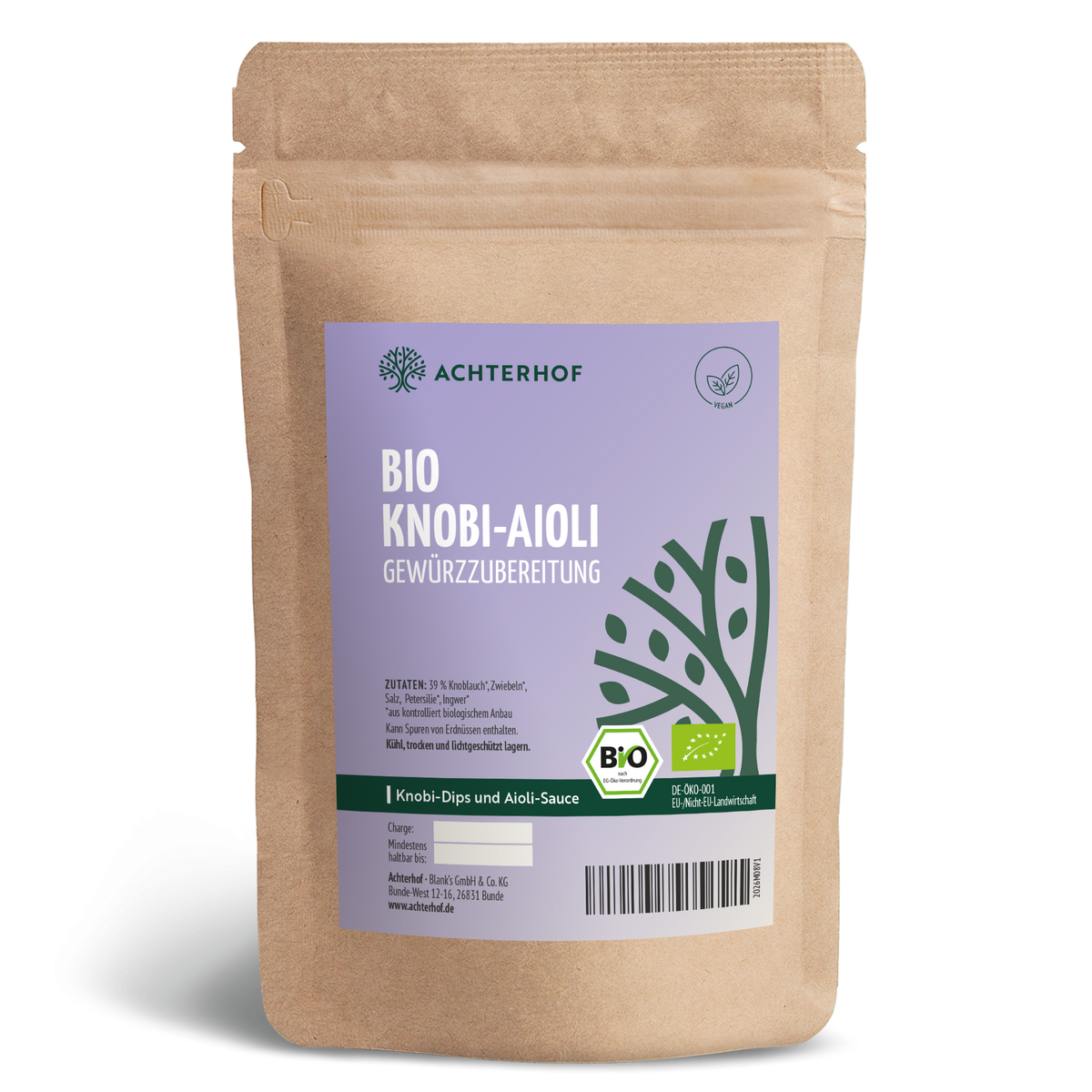 Knobi-Aioli Gewürzzubereitung Bio (100g)