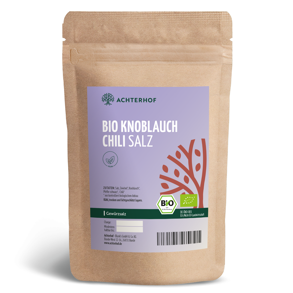 Bio Chili Knoblauch Salz (100g)