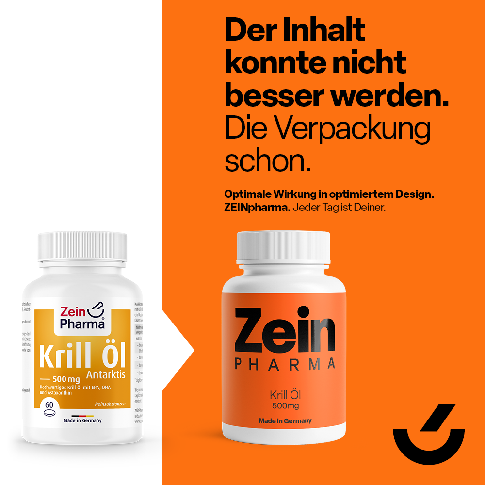 Krill Öl Antarktis 500mg (60 Kapseln)