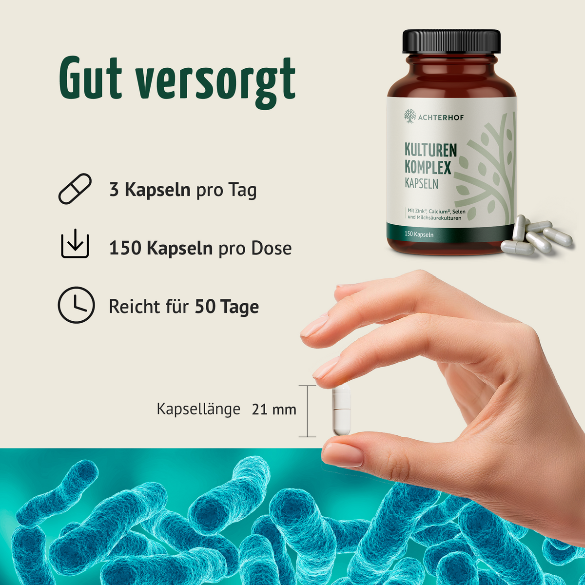 Kulturen Komplex (150 Kapseln)
