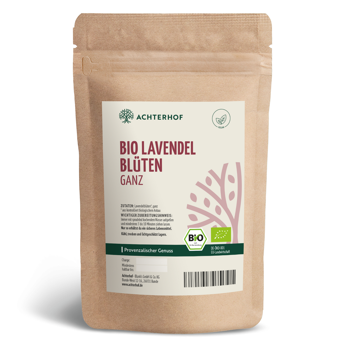 Lavendelblüten ganz Bio (100g)