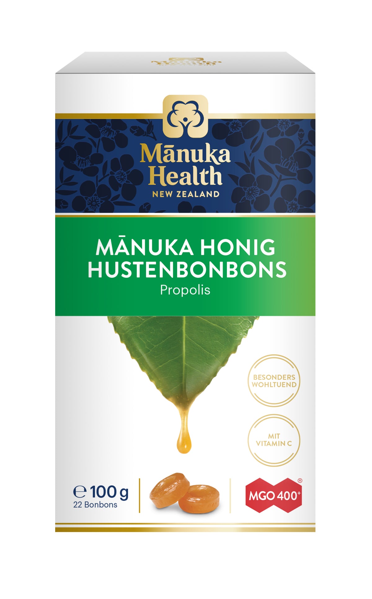 Manuka MGO 400+ Hustenbonbons (100g) Propolis