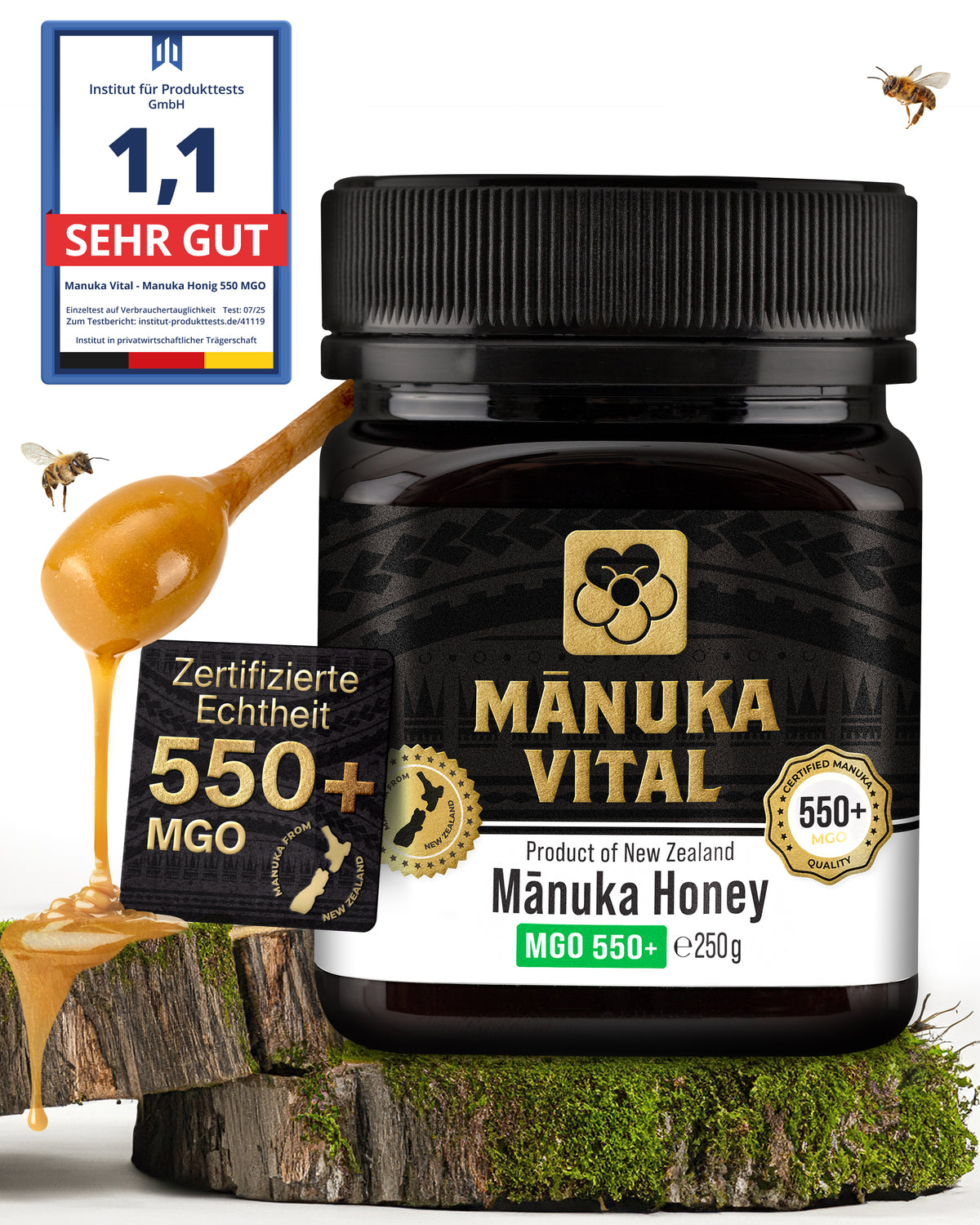 Manuka Vital Honig MGO 550+ (250g)