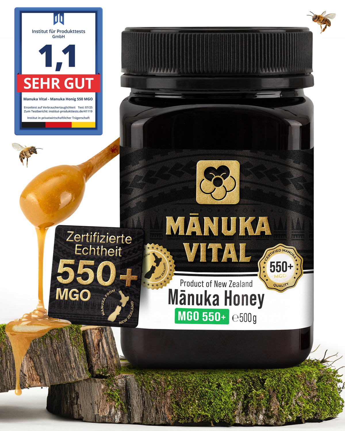Manuka Vital Honig MGO 550+ (500g)