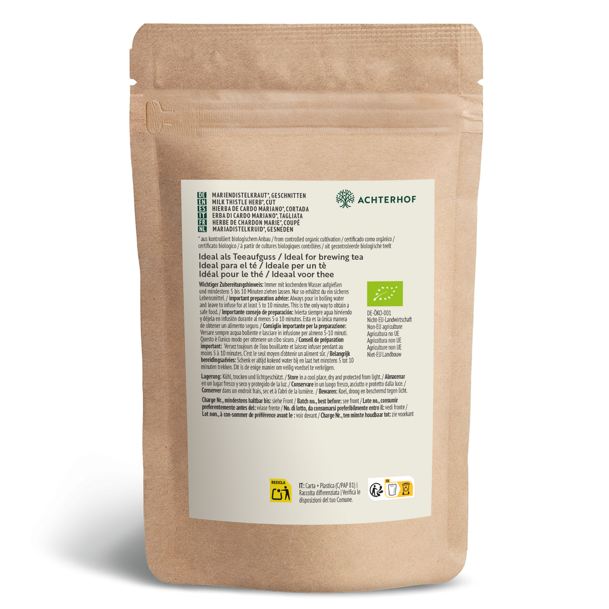 Mariendistelkraut geschnitten Bio (100g)