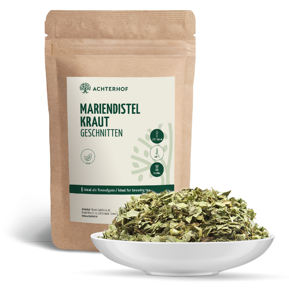 Mariendistelkraut geschnitten (500g)