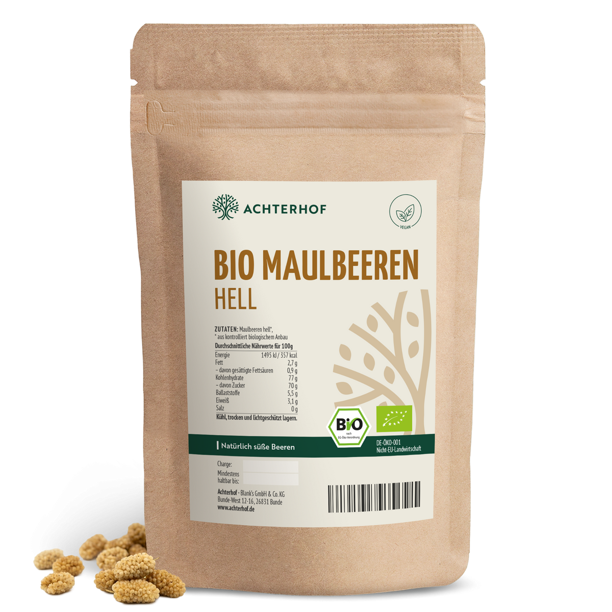 Bio Maulbeeren hell (250g)