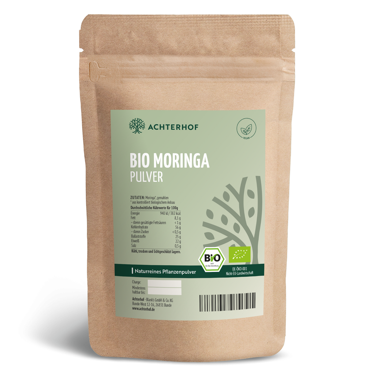 Bio Moringa Pulver (500g)