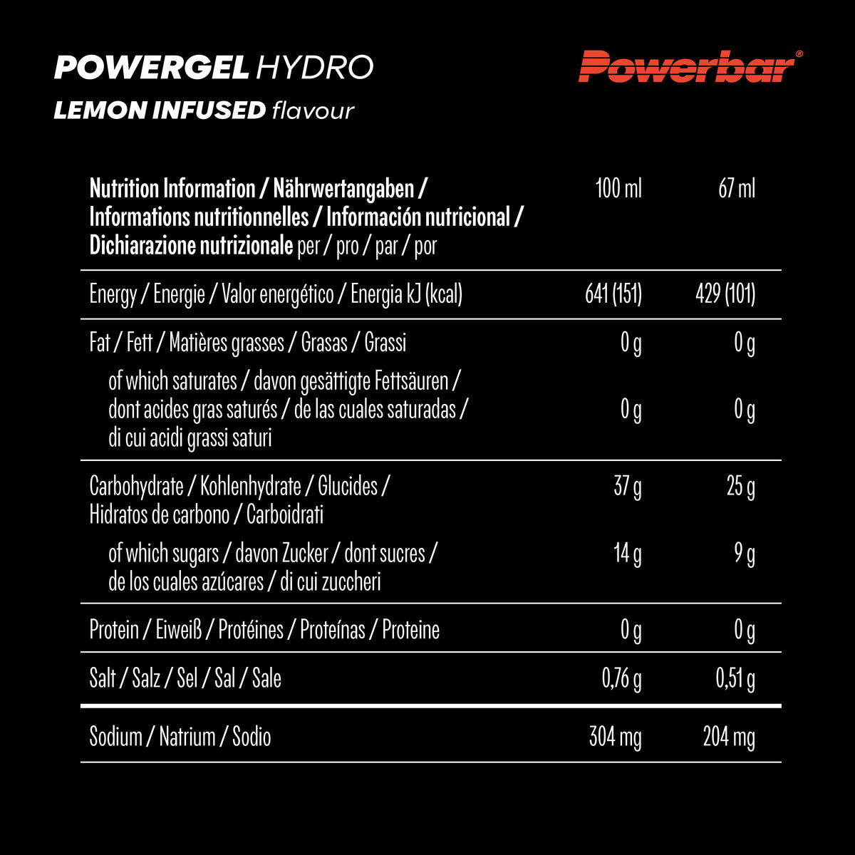 PowerGel Hydro (67g) Lemon Infused