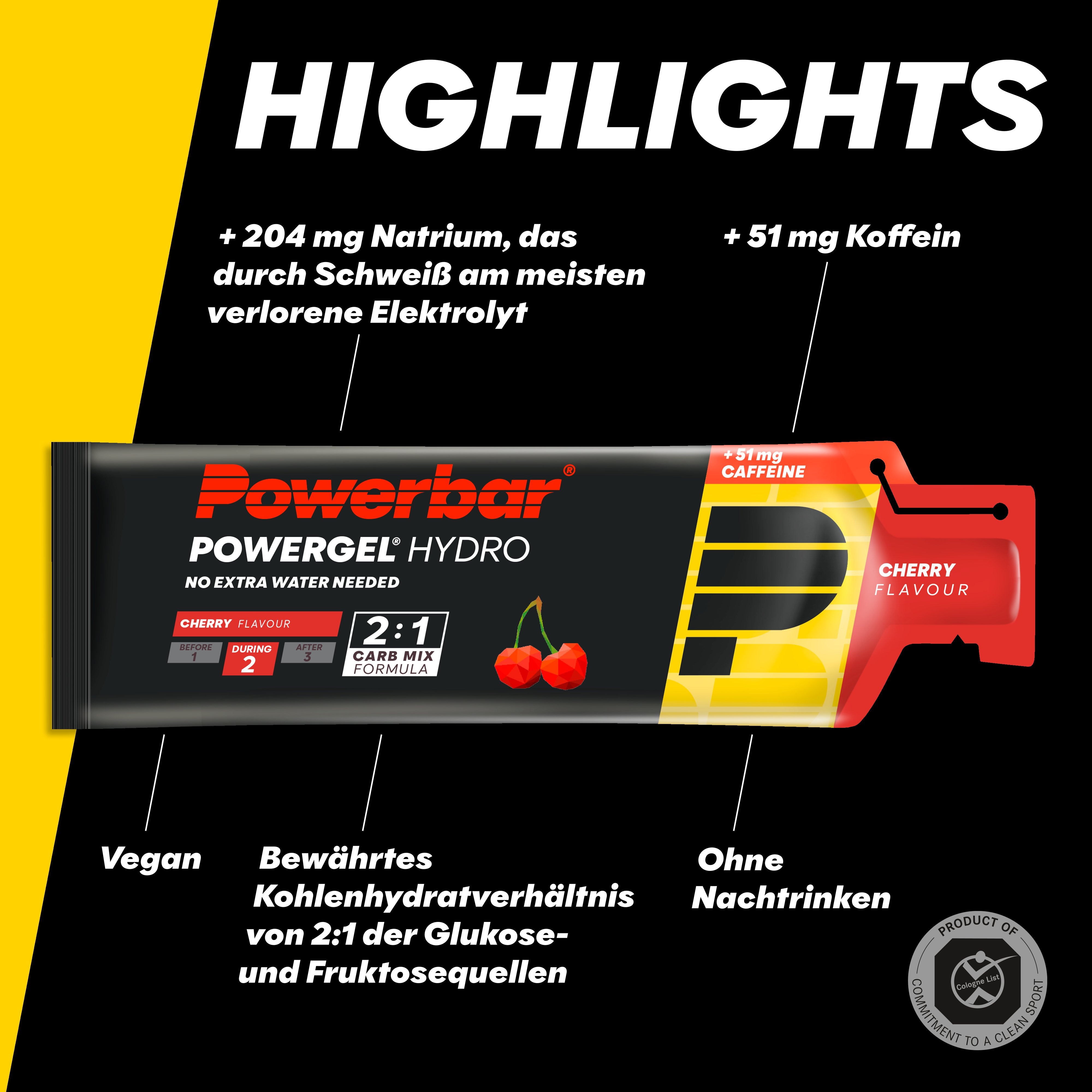 PowerGel Hydro (24x67g) Cherry mit Koffein