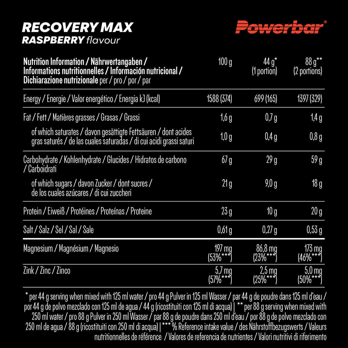 Recovery Max (1144g) Raspberry