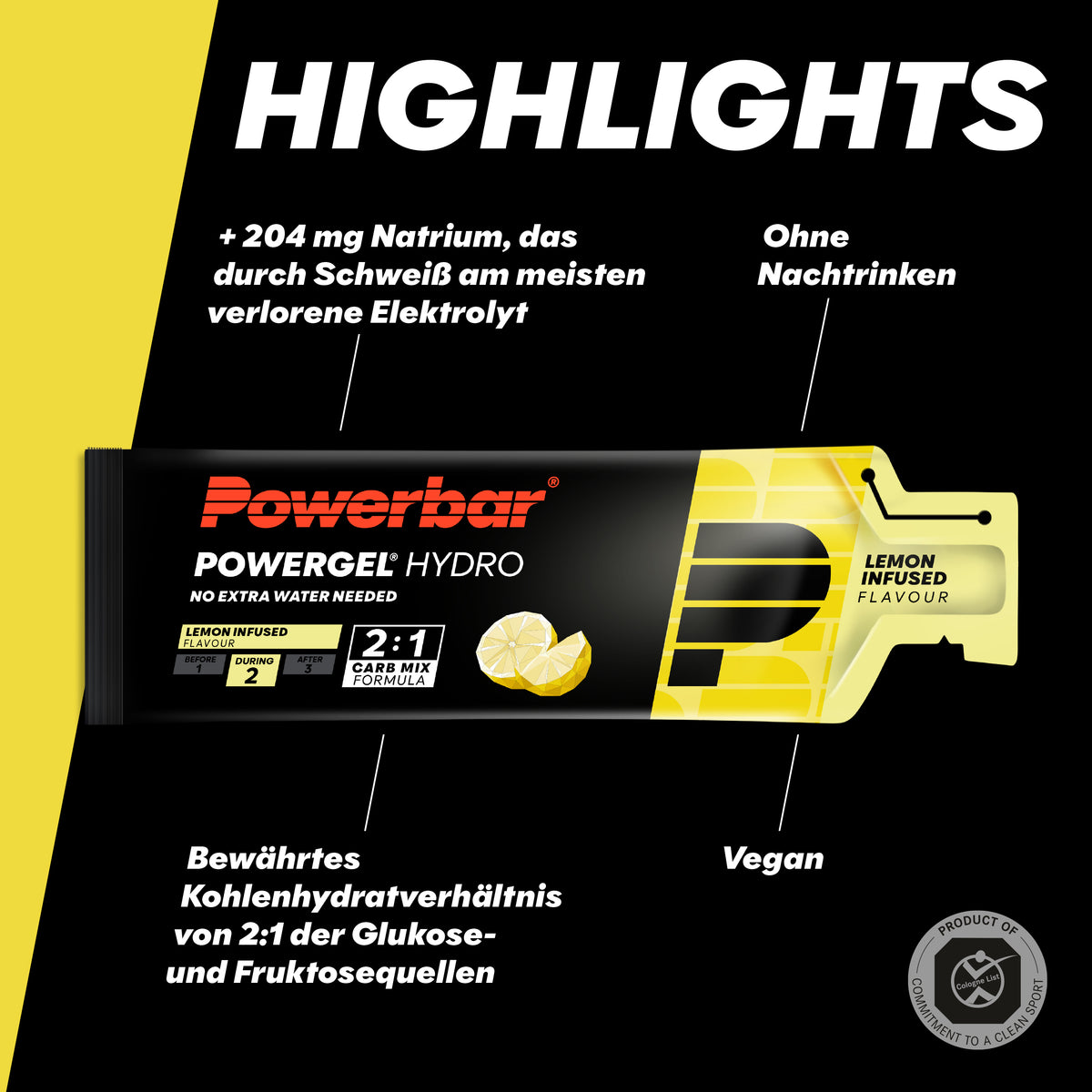 PowerGel Hydro (67g) Lemon Infused