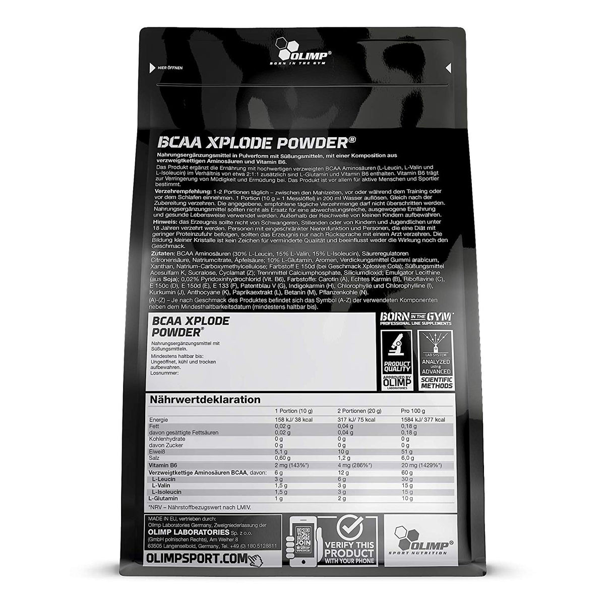 BCAA Xplode Powder (1000g) Ananas