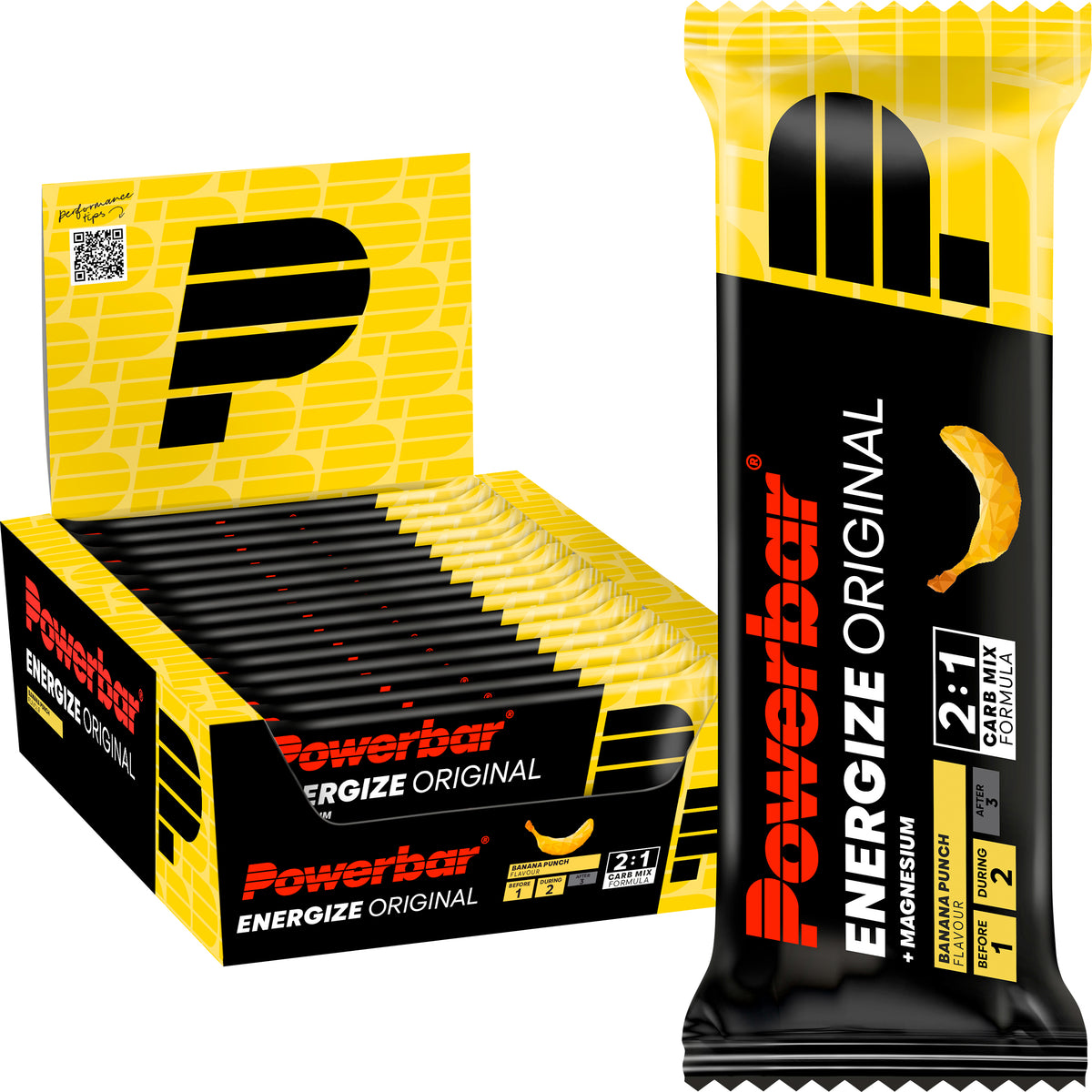 Energize Original Bar (15x55g) Banana Punch